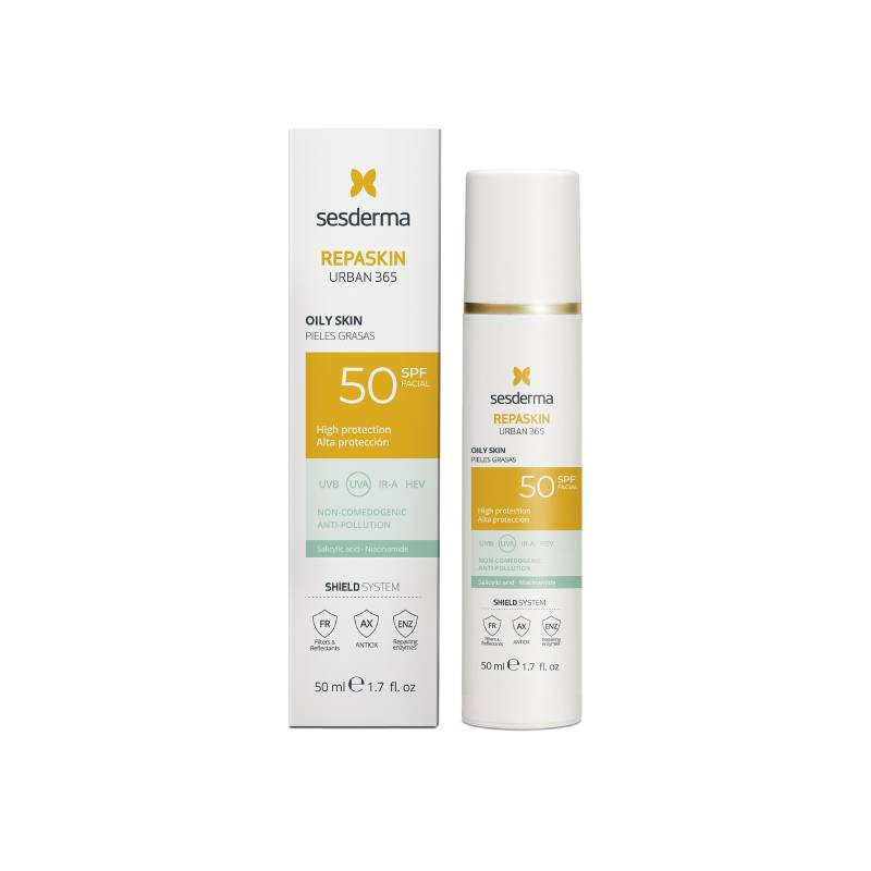 Sesderma Repaskin Urban 365 Protetor Solar Peles Oleosas SPF50 50ml