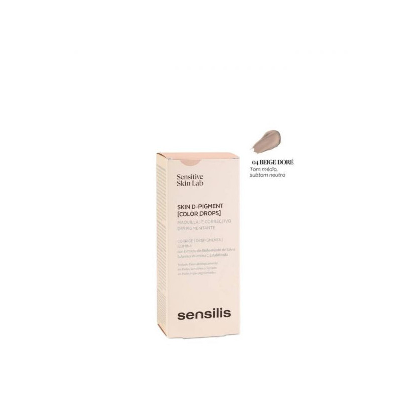 Sensilis Skin D-Pigment Color Drops Tom 04 Beige Doré 30ml