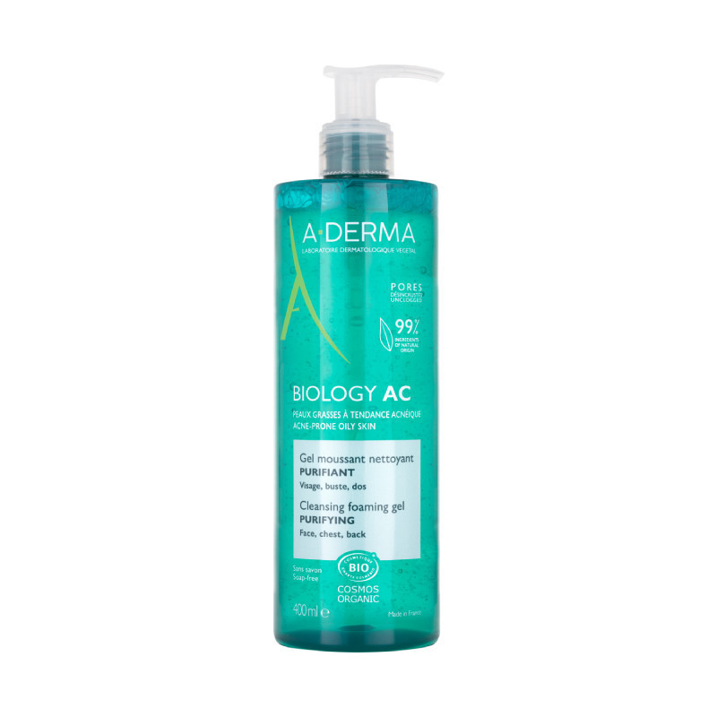 A-Derma Biology AC க்ளென்சிங் ஃபோமிங் ஜெல் 400ml