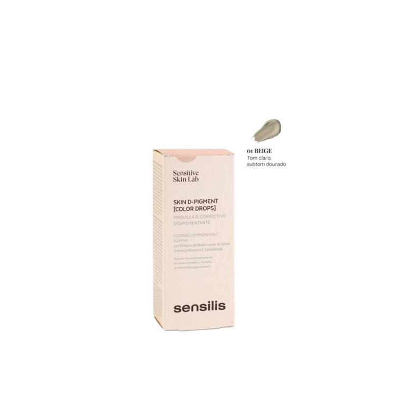 Sensilis Skin D-Pigment Color Drops Tom 01 Beige 30ml