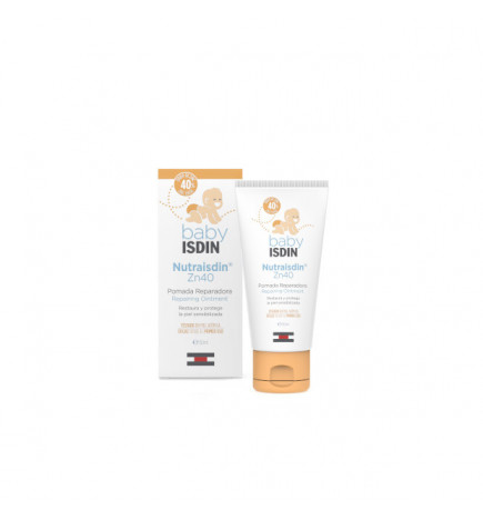 Isdin BabyNaturals ZN40 Pomada 50ML - Pomada regeneradora para a muda da fralda do bebé