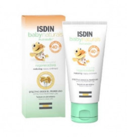 Isdin BabyNaturals ZN40 Pomada 100ML - Pomada regeneradora para a muda da fralda do bebé
