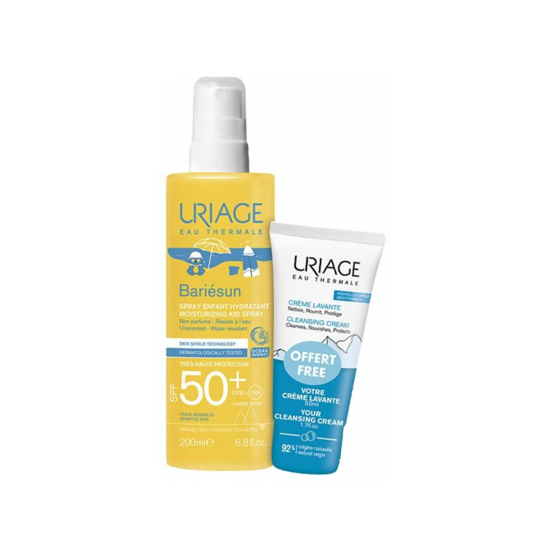 Uriage Bariésun Protector Solar Niños SPF50+ 200ml + Crema Lavante 50ml