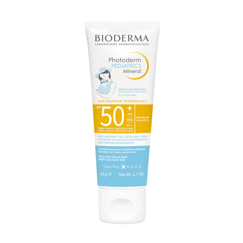 Bioderma Photoderm Pediatrics Mineral Spf50+ Latte Solare Per Neonati E Bambini 50g
