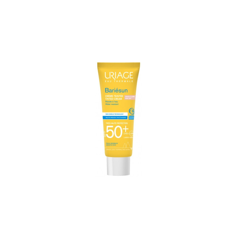 Uriage Bariésun Creme Com Cor Claro SPF50+ 50 ml