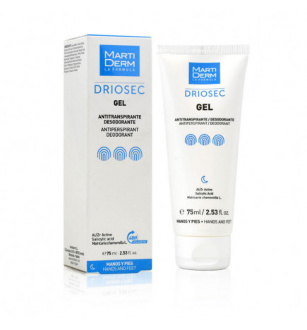 Martiderm Drusec Gel Deodorisierende Hände und Füße 75 ml