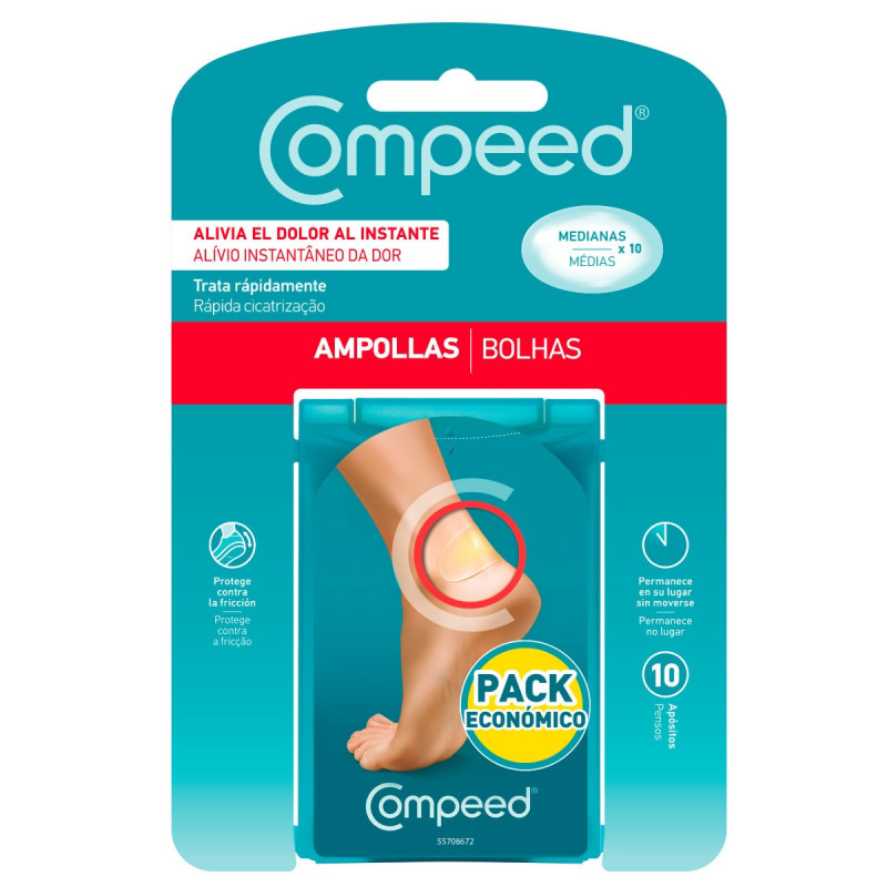 Compeed Penso Bolhas Médias x10 Unidades
