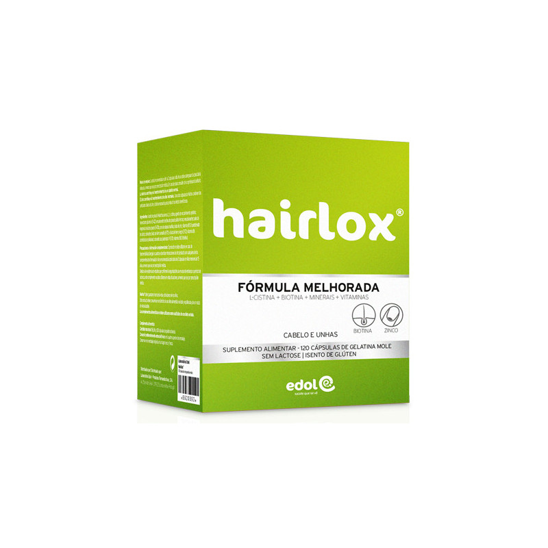 Hairlox Suplemento Alimentar 120 cápsulas