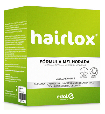 Hairlox Suplemento Alimentar 120 cápsulas