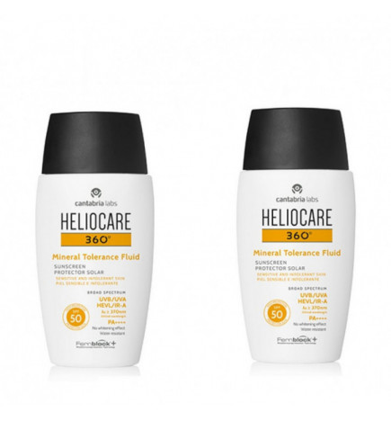 Heliocare 360 Mineral Tolerance Fluid SPF50 2x50ml