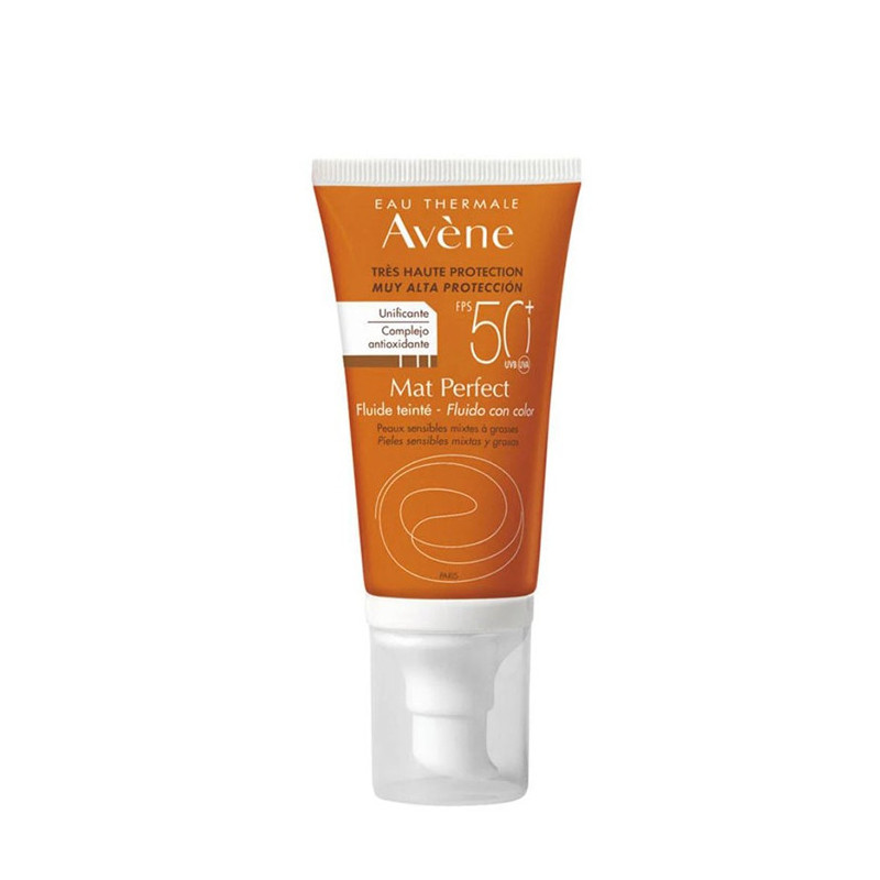 Avene Protector Solar Mat Perfect Fluido con Tinte SPF 50+ 50ml