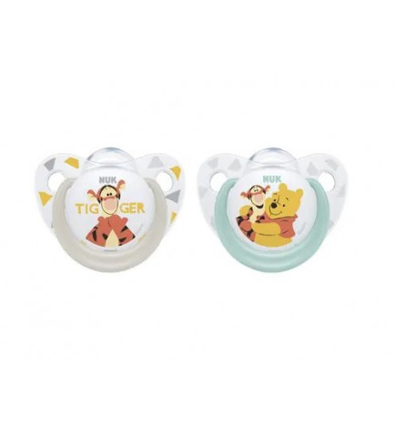 Nuk Disney Winnie the Pooh Chupeta Silicone 0-6m 2Und