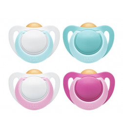 Nuk Genius Chupeta Latex T0 0-2m 2Und