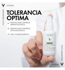 Vichy Capital Soleil UV Clear Fluido Fotoprotector Piel Grasa Spf50+ 40ml