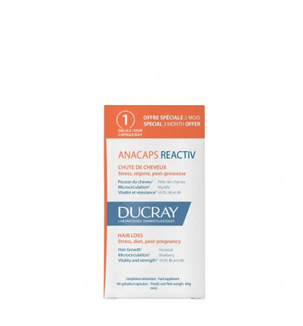 Ducray Anacaps Reactiv 90 cápsulas
