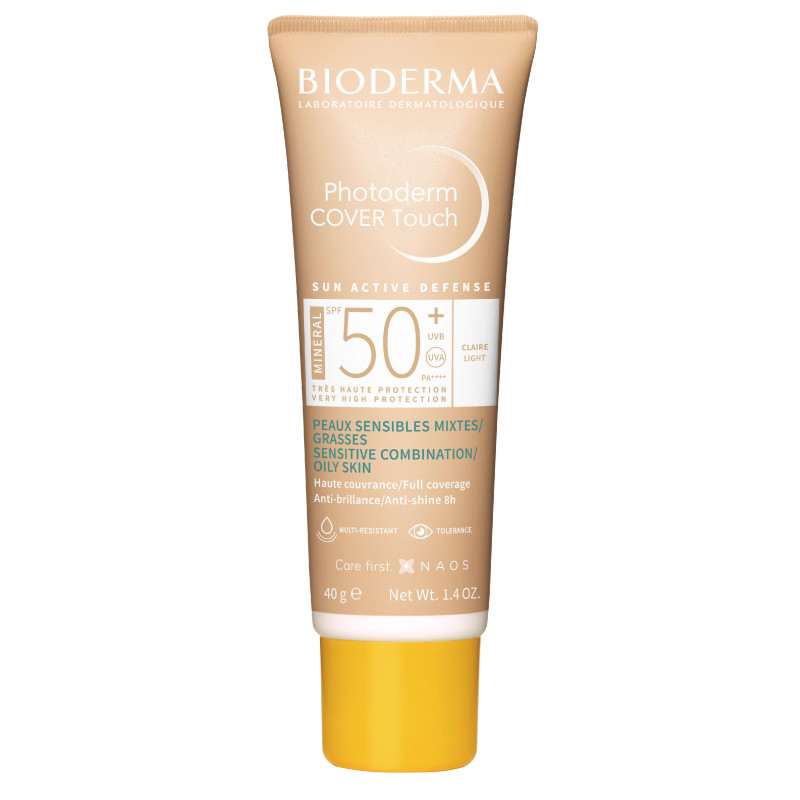 Bioderma Photoderm Cover Touch Mineral Light Tone SPF50+ 40g