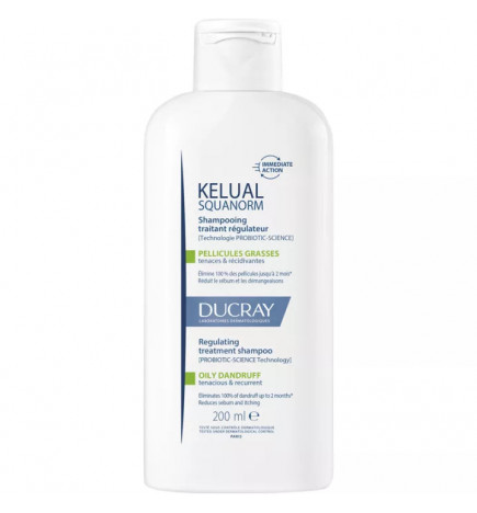 Ducray Kelual Squanorm Champú Caspa Grasa 200ml