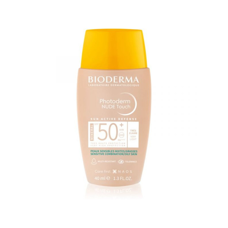 Bioderma Photoderm Nude Touch SPF50+ Muy Claro 40ml