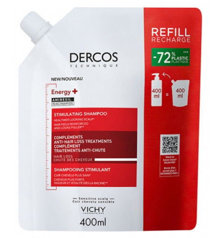 Vichy Dercos Energising Shampoo Refill 400ml