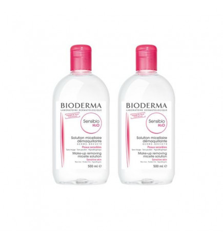 Bioderma Sensibio H2o Acqua Micellare Struccante 2x500ml