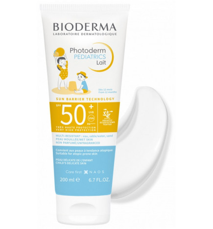 Bioderma Photoderm Pediatrics Lait Spf50+ Latte Solare Per Bambini 100ml