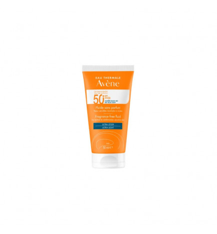 Avene Fluido Solare per il Viso SPF50+ Non Profumato 50ml