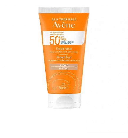 Avene SOLARES FLUIDO 50+ CON COLOR 50 ml