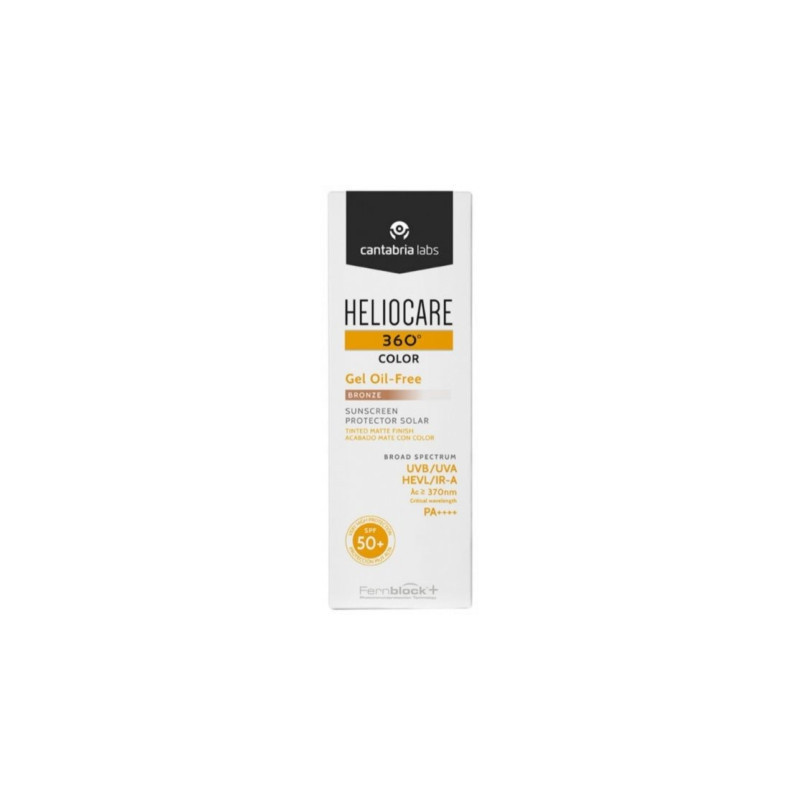 Heliocare 360 Protetor Solar Gel Oil Free Tom Bronze SPF50+ 50ml Heliocare 360 Protetor Solar Gel Oil Free Tom Bronze SPF50+ 50ml