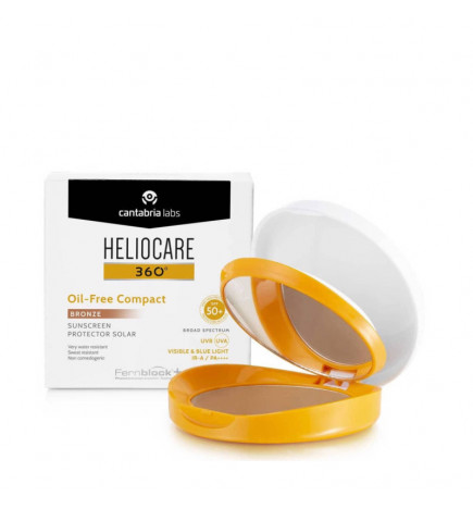Heliocare 360 Sonnenschutz Oil-Free Bräunender Kompaktpuder SPF50+ 10g