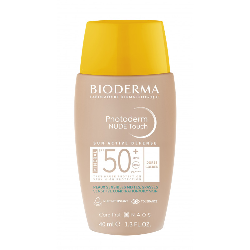 贝德玛 Photoderm Nude Touch SPF50+ Teinte Doree 40 毫升