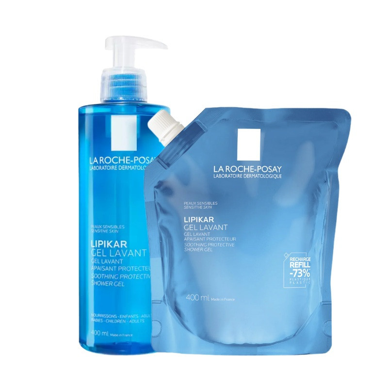 La Roche Posay Pack Lipikar Gel Lavante 400ml + Recarga 400ml La Roche Posay Pack Lipikar Gel Lavante 400ml + Recarga 400ml