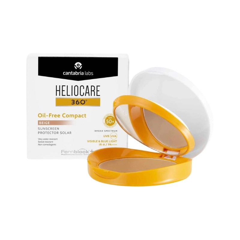 Heliocare 360 Sonnenschutz Oil-Free Beiger Kompaktpuder SPF50+ 10g