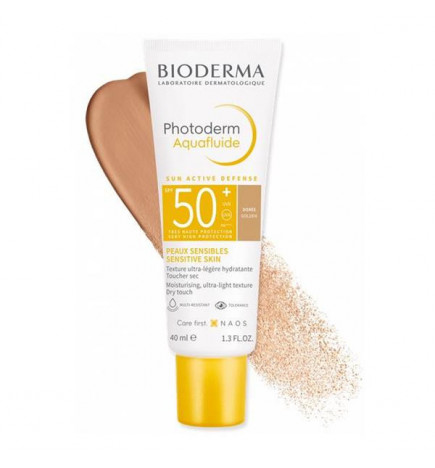 Bioderma Photoderm Aquafluide Teinte Dorée SPF50+ 40 ml