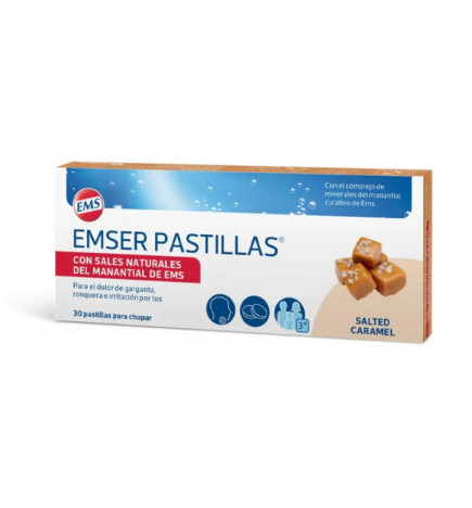 Emser Pastilhas Caramelo Salgado 30 Unidades