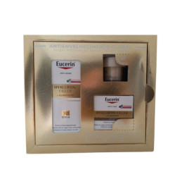 Eucerin Hyaluron-Filler+ Elasticity Serum 3D 30ml + Creme Noite 50ml + Creme Dia SPF30 20ml Coffret