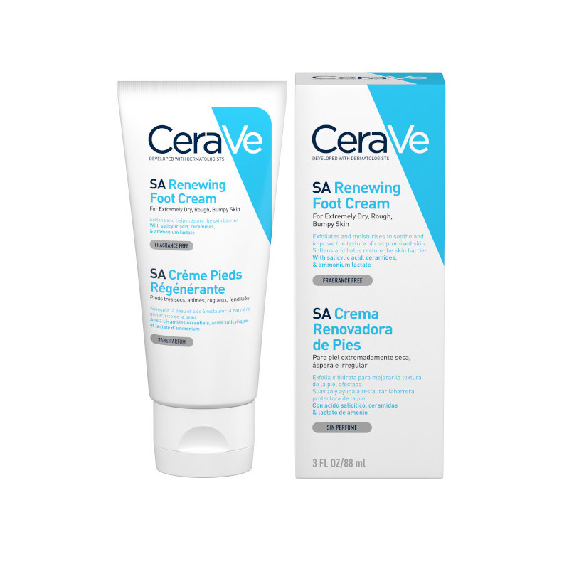 Cerave Creme Renovador De Pés Sa Smoothing 88ml