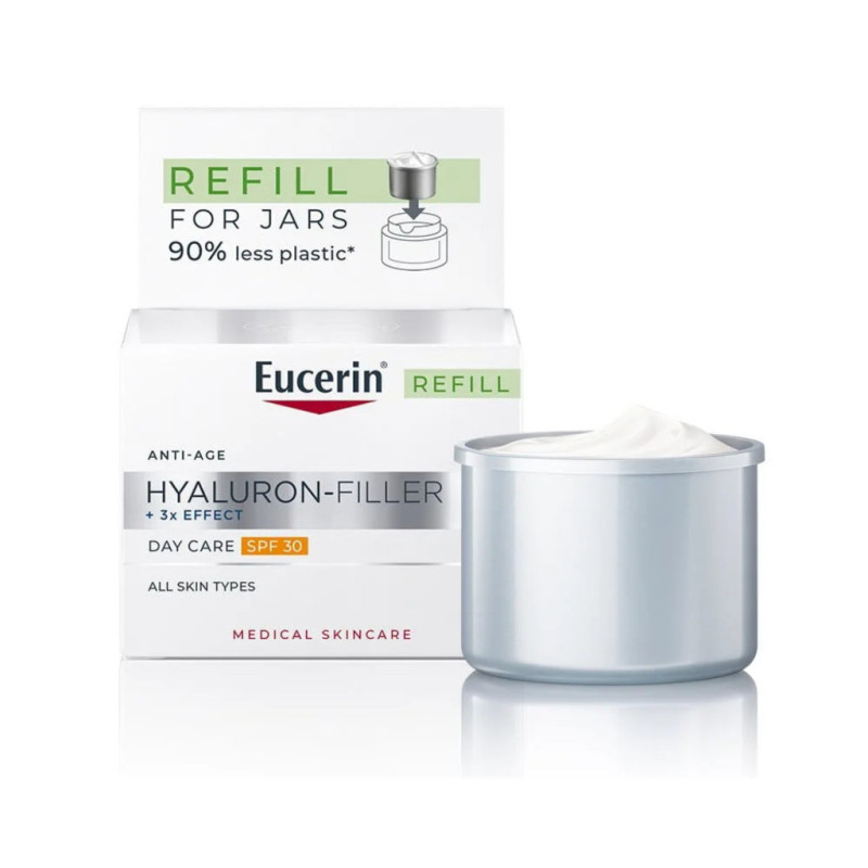 Eucerin Hyaluron-Filler +3x Effect Creme de Dia FPS 30 Recarga 50ml