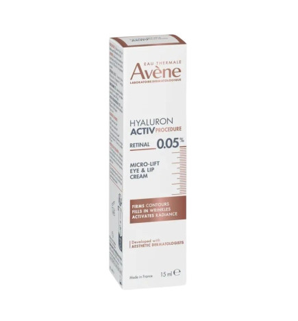 Avene HYALURON ACTIV Procedure Creme de Olhos e Labios 15ml