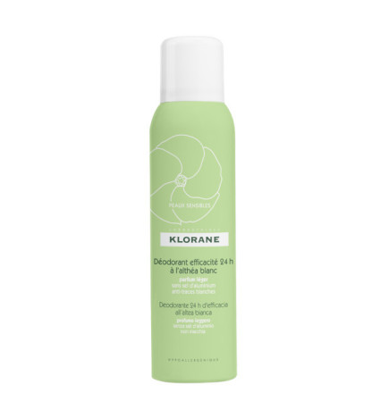 Klorane Spray Desodorizante com Alteia Branca para pele sensível. Embalagem de 125 ml 125 ml