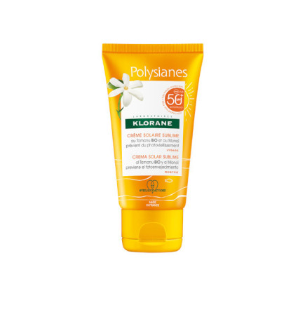 Klorane Polysianes Protetor SolarCreme Sublimador SPF50+ - Rosto - 50ml 50 ml