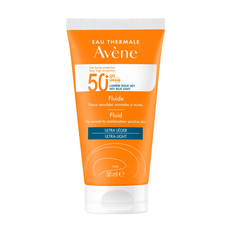 Avene  Protetor Solar Sun Sensitive Fluido Dry Touch PNM SPF50+ 50ml