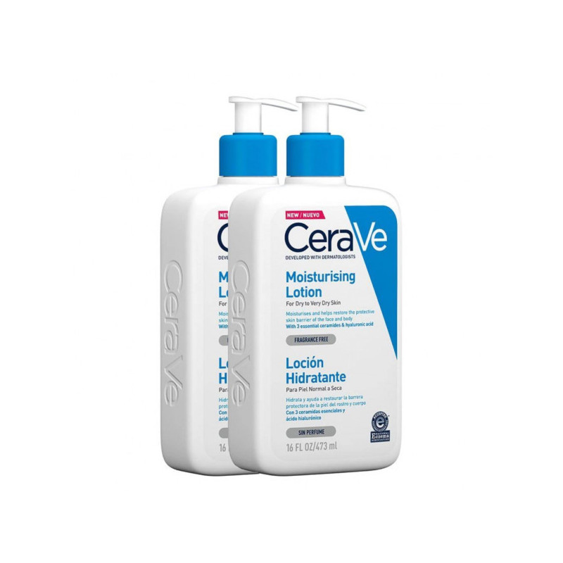 CeraVe Pack Feuchtigkeitsspendende Körperlotion 2x473ml