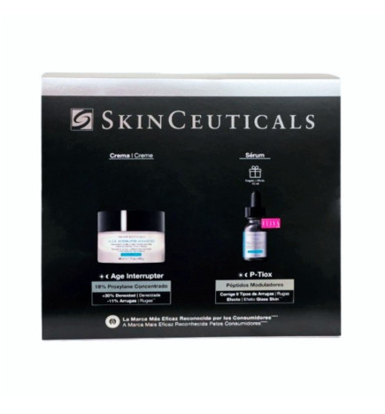 Skinceuticals A.G.E. Interrupter Advanced Creme 48ml + P-Tiox Sérum 30ml Coffret