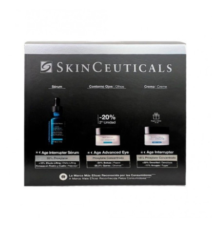 Skinceuticals A.G.E Interrupter Ultra Sérum 30ml + A.G.E Advanced Eye 15ml + A.G.E. Interrupter Advanced 15ml Coffret