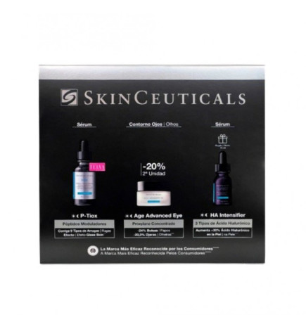 Skinceuticals P-Tiox Sérum 30ml + A.G.E Advanced Eye 15ml + H.A. Intensifier Multi-Glycan Sérum 15ml Coffret