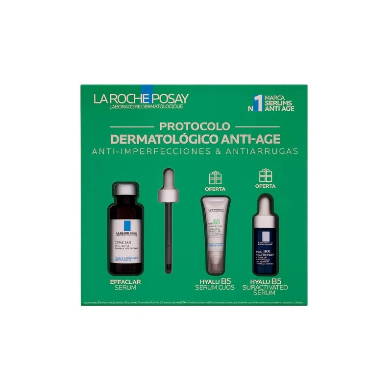 La Roche Posay Effaclar Sérum 30ml + Hyalu B5 Sérum Olhos 5ml + Hyalu B5 Suractivated Sérum 10ml Coffret La Roche Posay Effaclar Sérum 30ml + Hyalu B5 Sérum Olhos 5ml + Hyalu B5 Suractivated Sérum 10ml Coffret