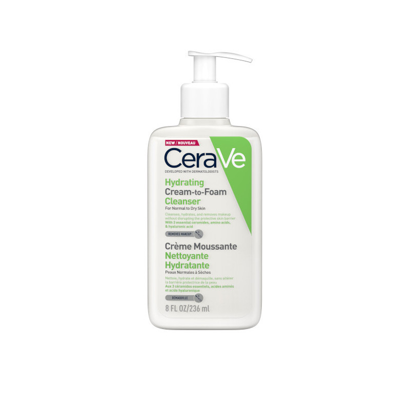 Cerave Crema Limpiadora Espuma Hidratante 236ml