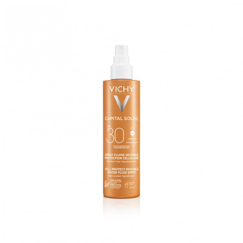 Vichy Capital Soleil Cell Protect Fluido Ultra Leggero Spray SPF30 200ml