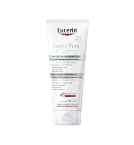 Eucerin Dermopure Oil Control Triple Effect Body Cream 200ml