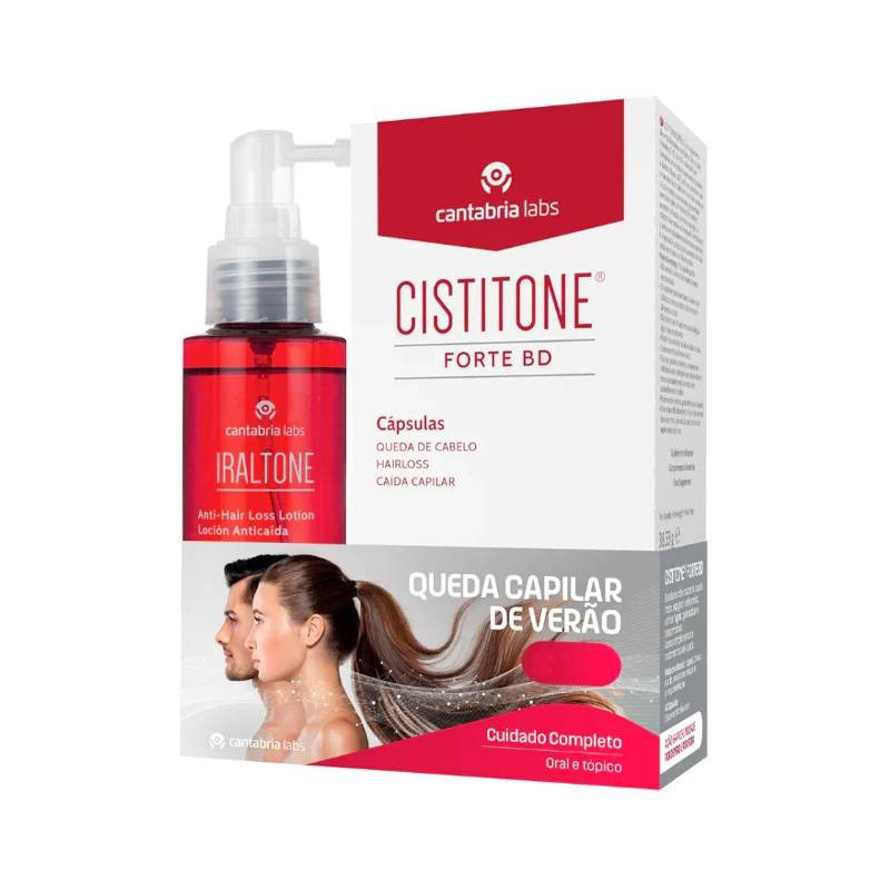 Cistitone Pack Forte BD 60 Cap + Iraltone ஆன்டி-ஹேர் லோஷன் 200ml